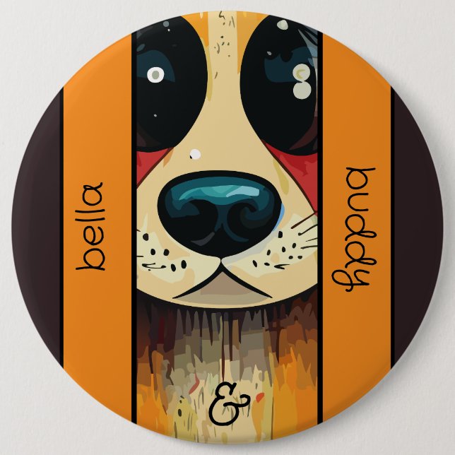 Dog Nose Button (Front)