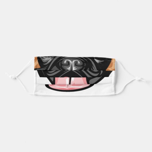 Dog Nose Face Mask (Front, Folded)