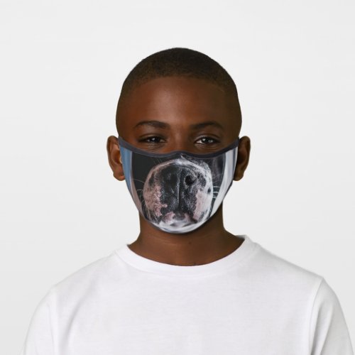 Dog Nose French Bulldog Kids Premium Face Mask