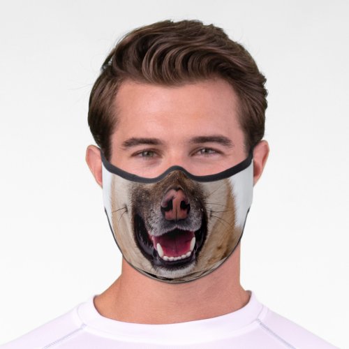 Dog Nose German Shepherd Adult Premium Face Mask