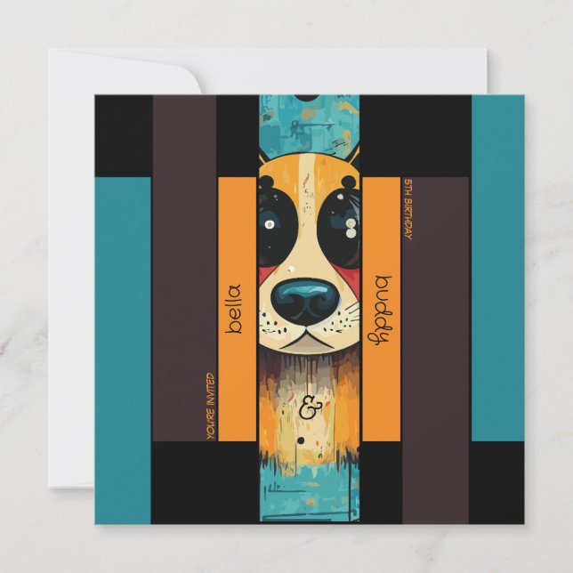 Dog Nose Invitation (Front)