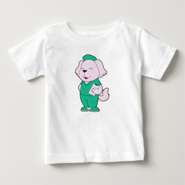 Dog Nurse Baby T-Shirt (Front)