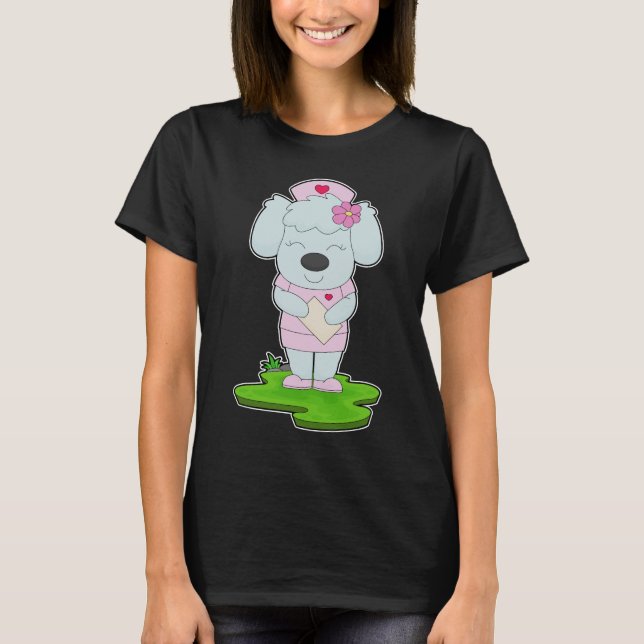 Dog Nurse Blossom T-Shirt (Front)