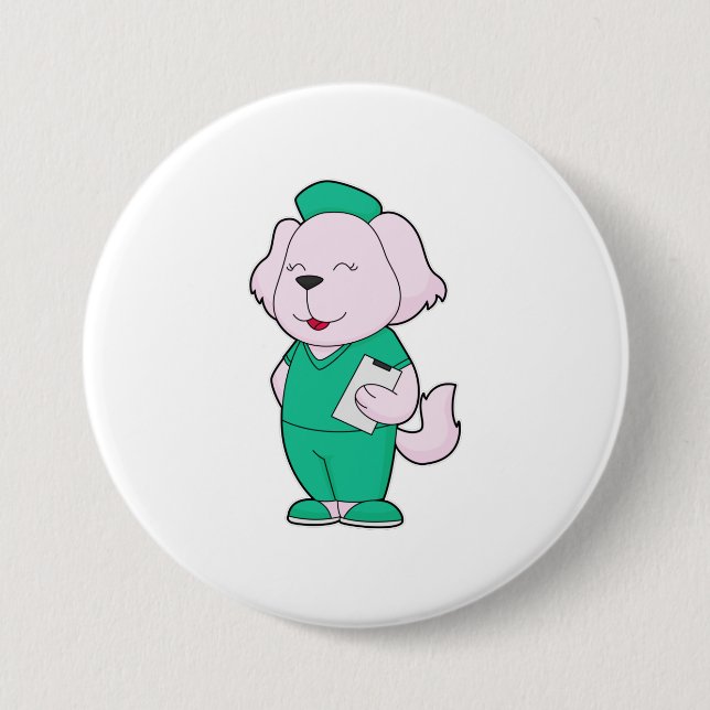 Dog Nurse Button (Front)