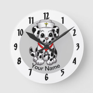 Dog Nurse Round Clock