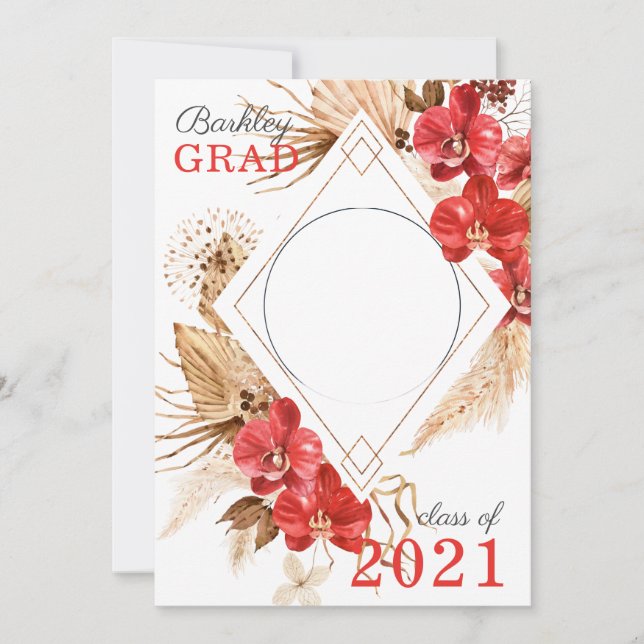 Dog Obedience Class Graduation  Announcement (Front)