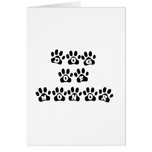 Dog of Honor Cards (Front)