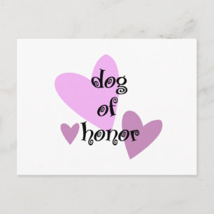 Dog of Honor Postcard