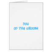 Dog of the Groom (Front)