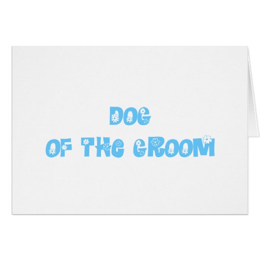 Dog of the Groom (Front Horizontal)