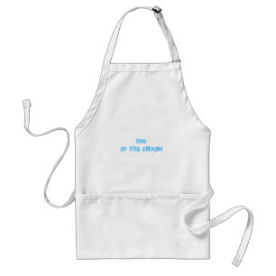 Dog of the Groom Adult Apron