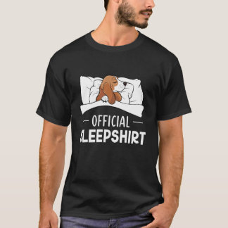 Dog Official Sleepshirt Cute Bedtime Pajamas Night T-Shirt