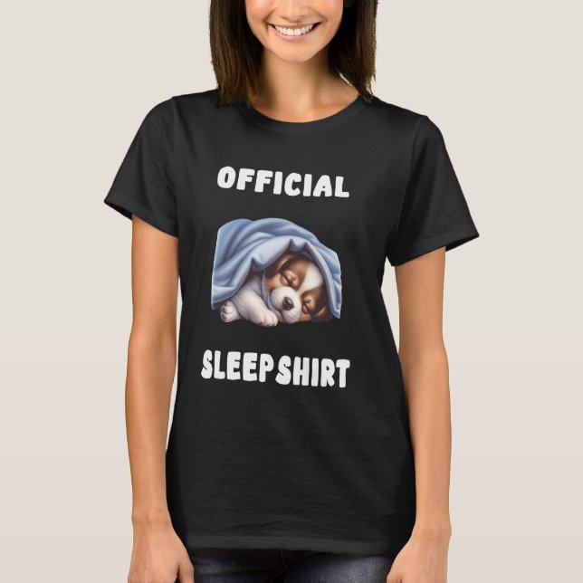 Dog - Official Sleepshirt Pajamas Nightgown T-Shirt (Front)