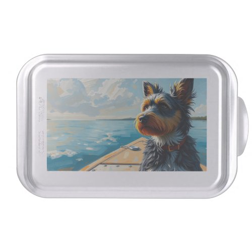 Dog on a boat cake pan