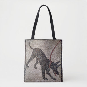 Dog on a leash, from Pompeii Tote Bag