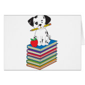 Dog on Books (Front Horizontal)