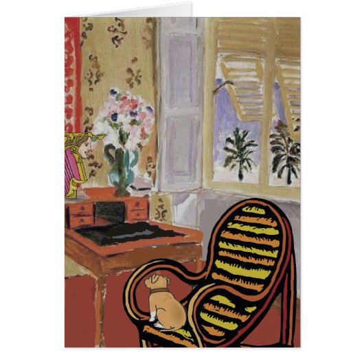 Dog on Chair (Front)