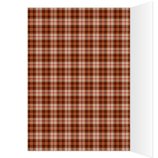 Dog on plaid card (Inside (Left))