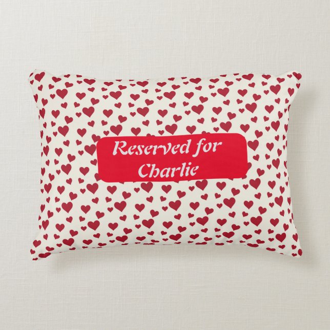 Dog or Cat Bed Cushion. Customizable Accent Pillow (Front)