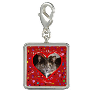 Dog or Cat Custom Forever in Our Hearts Charm