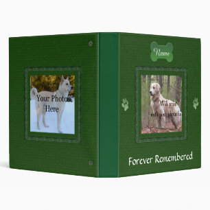 Dog or Cat Memorial Photo Binder