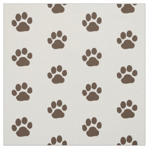 Black and White Scattered Dog Paw Prints Wrapping Paper, Zazzle