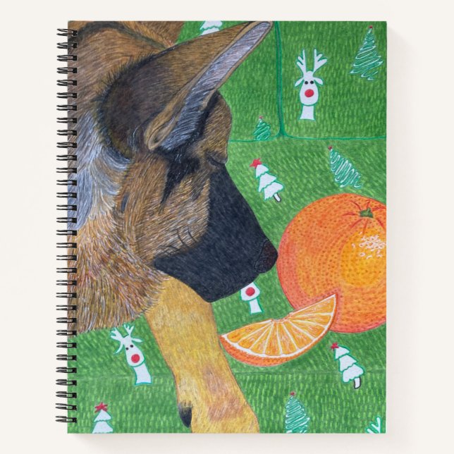 Dog&Orange Notebook (Front)