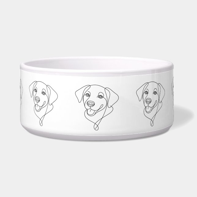 Dog Outline Bowl (Front)