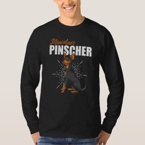 Dog Owner Animal Miniature Pinscher Pet Owner Min  T-Shirt