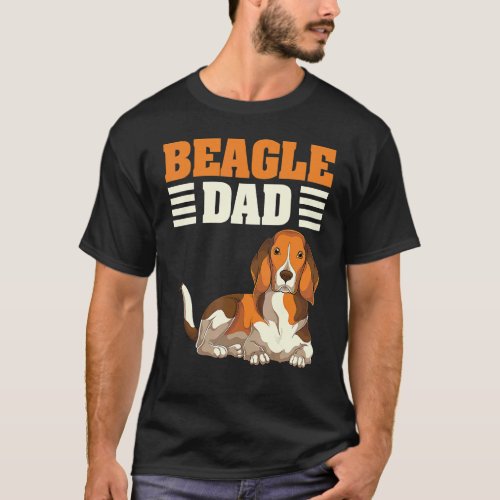 Dog Owner Beagle Dad Animal Pet Daddy Dog  Beagle T_Shirt