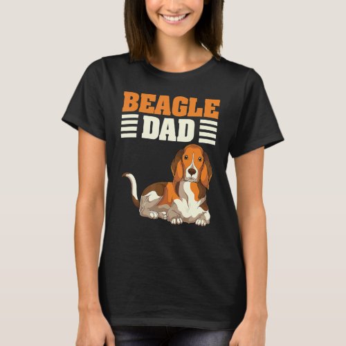 Dog Owner Beagle Dad Animal Pet Daddy Dog  Beagle T_Shirt