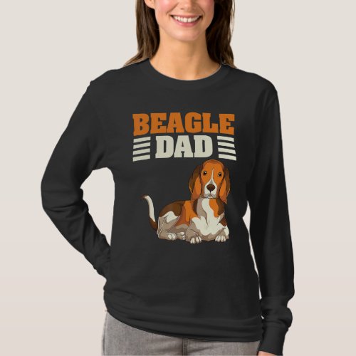 Dog Owner Beagle Dad Animal Pet Daddy Dog  Beagle T_Shirt