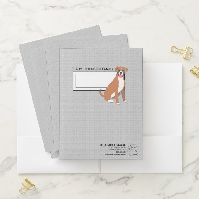 Dog Owner Care Folders (In Situ)