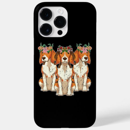 Dog Owner Cute Animal Garden Flowers Beagle  Case_Mate iPhone 14 Pro Max Case