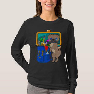 Dog Owner Cute Animal Pet Dog School Student Pug T-Shirt