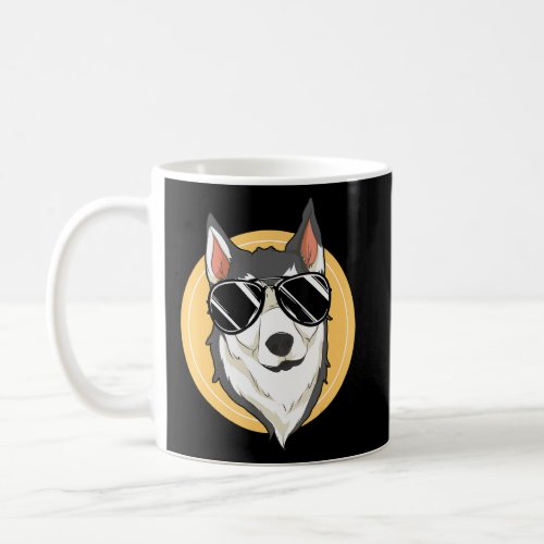 Dog Owner Funny Sunglasses Cool Animal Dog  Husky  Coffee Mug