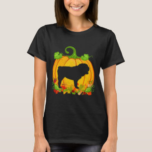 Dog Owner Halloween Costume English Bulldog  T-Shirt