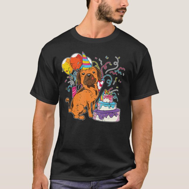 Dog Owner Kids Birthday Party Cute Dog Lover Anima T-Shirt (Front)