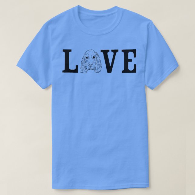 Dog Owner Love Cocker Spaniel T-Shirt (Design Front)