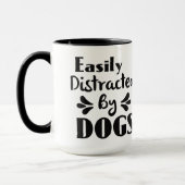 Dog Owner Lover Fun Message Gift Coffee Tea Mug (Left)