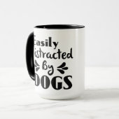 Dog Owner Lover Fun Message Gift Coffee Tea Mug (Front Left)