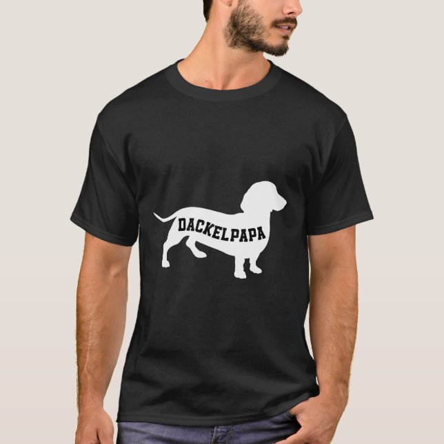 Dog Owner Teckel Dachshund Dog Lover T-Shirt (Front)