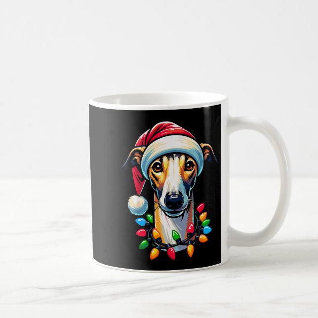 Dog Owner Xmas Men Women Favorite Ghound Christmas Coffee Mug (Right)