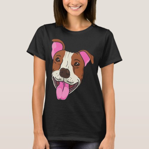 Dog owners saying dogs peace love pitties Pitbulls T_Shirt
