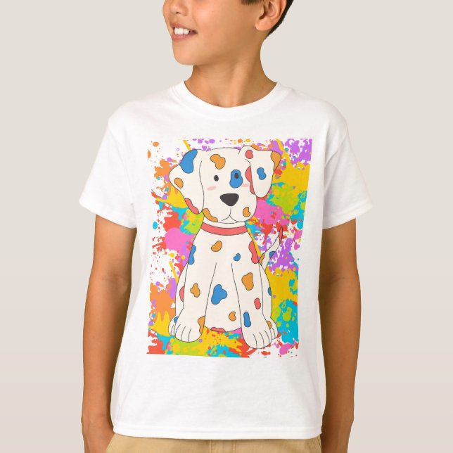 dog paint T-Shirt (Front)