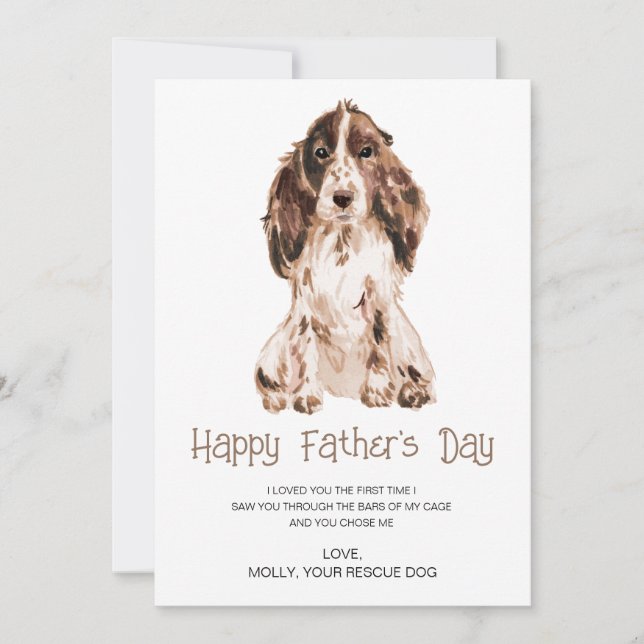 Dog Painting Mother's Day  Holiday Card (Front)