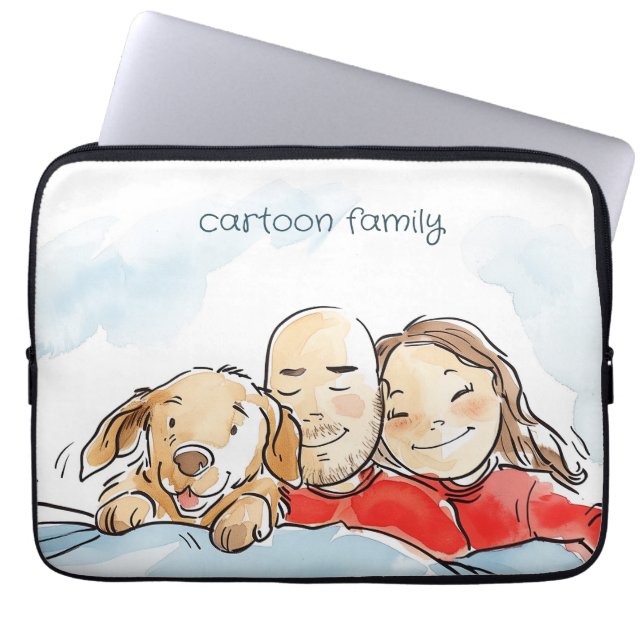 Dog Parents Laptop Sleeve (Front)