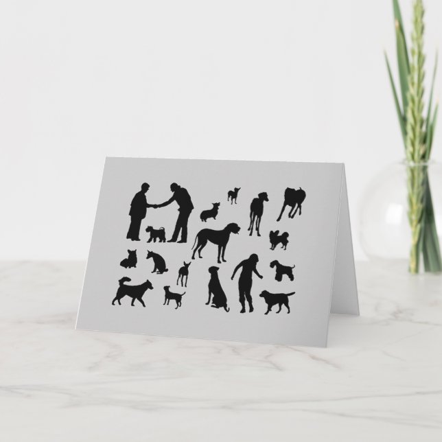 Dog Partners Sympathy Card (Front)