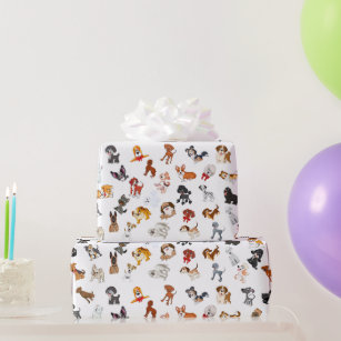 Dog Party Wrapping Paper