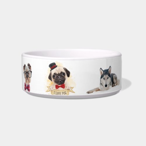 Dog Pattern Bowl